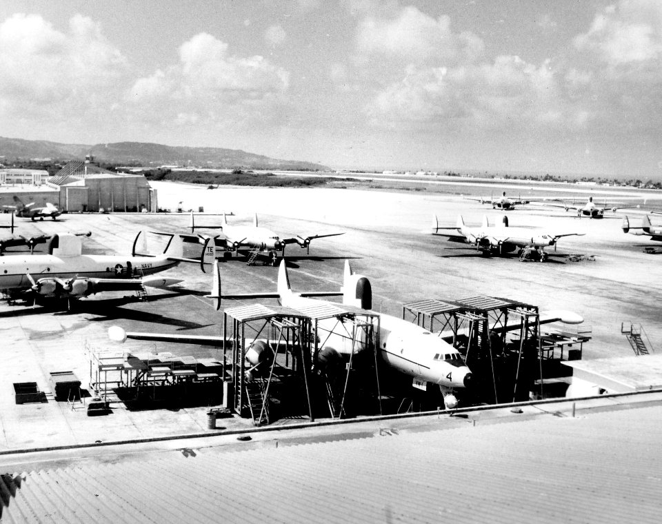 EC-121Ks at NAS Agana flight line c1964