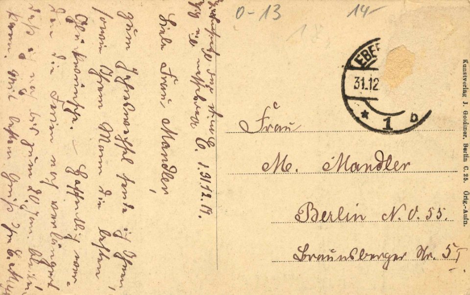 Eberswalde, Brandenburg - Brunnental (back) (Zeno Ansichtskarten)