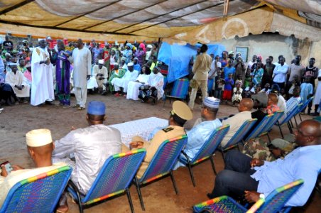 Echange de Boubou Cissé avec les populations de Manantali, le 31 aout 2019