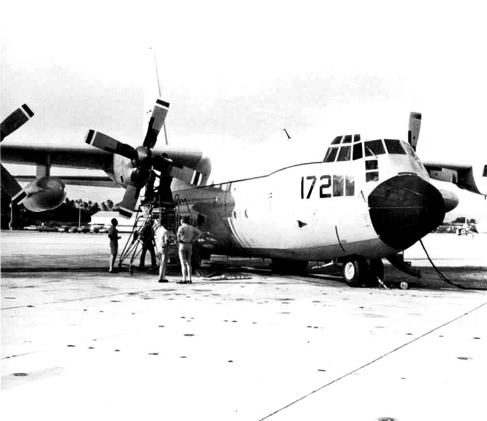 EC-130Q Hercules of VQ-3 at NAS Agana c1972