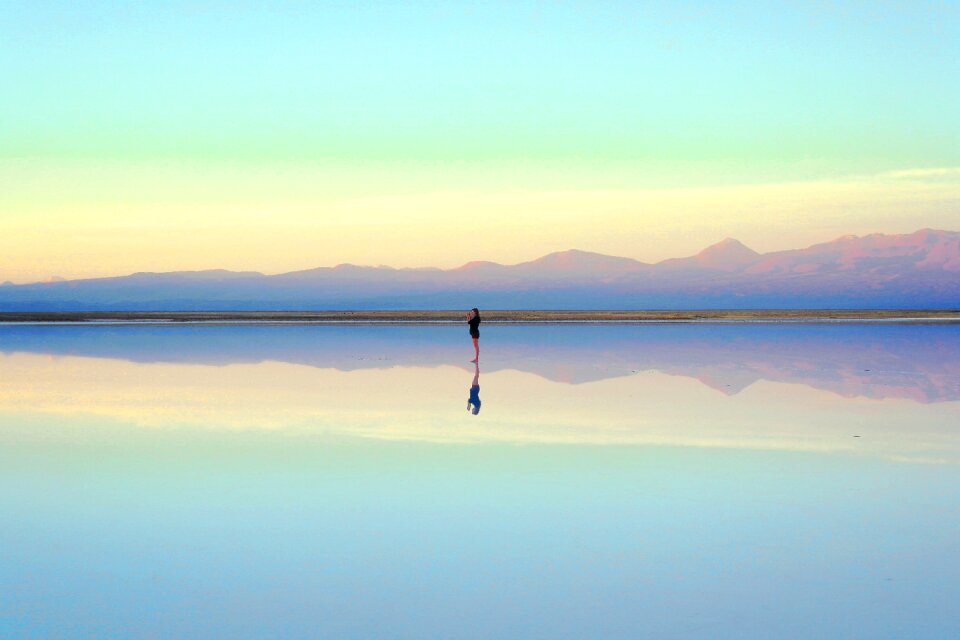 Reflection nature people