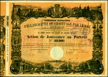 Eclairage et de Chauffage par le Gaz 1870