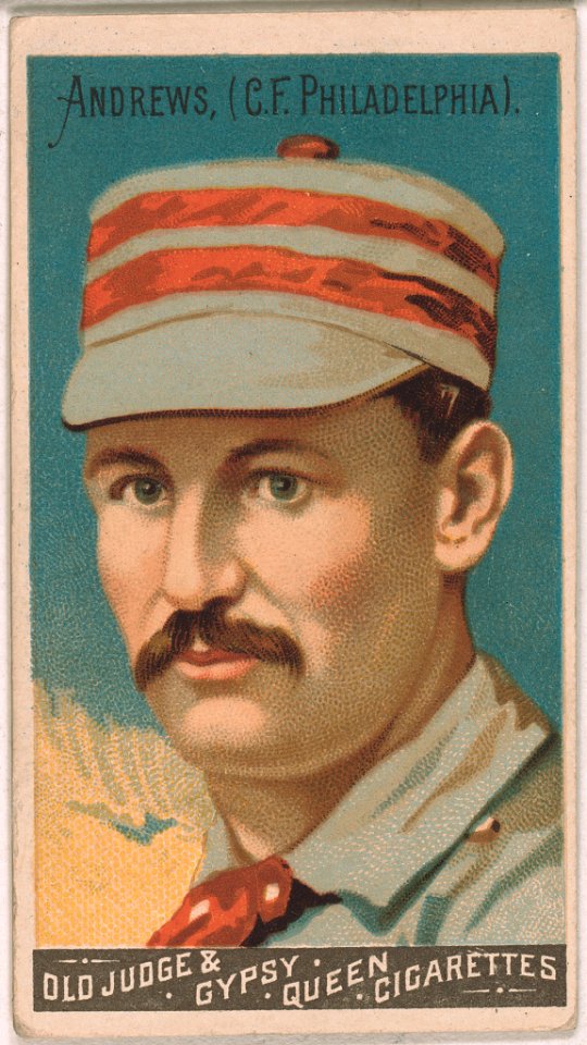 Ed Andrews, Philadelphia Quakers, baseball card portrait LCCN2007680742