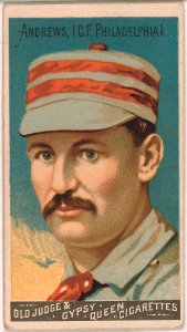 Ed Andrews, Philadelphia Quakers, baseball card portrait LCCN2007680742