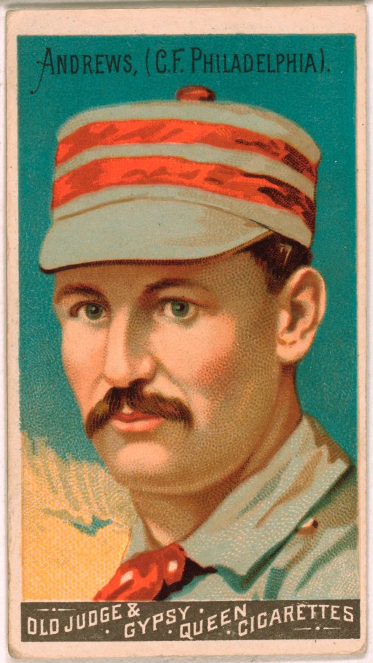 Ed Andrews, Philadelphia Quakers, baseball card portrait LCCN2007680742