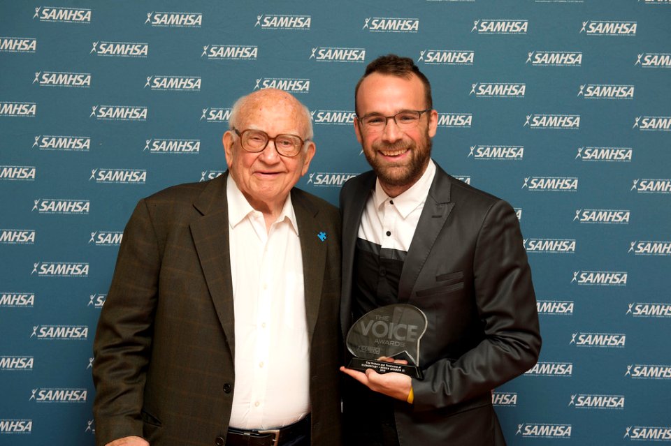 Ed Asner and Jeff King August 2015