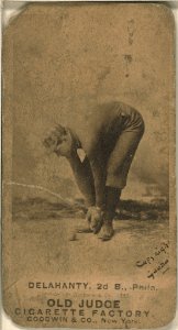 Ed Delahanty, Philadelphia Quakers, baseball card portrait LCCN2007686885