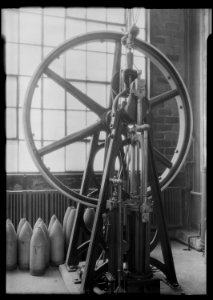 Eddystone, Pennsylvania - Railroad parts. Baldwin Locomotive Works. (Machine.) - NARA - 518735 photo