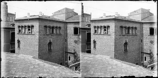 Edificis des del terrat de la catedral de Barcelona