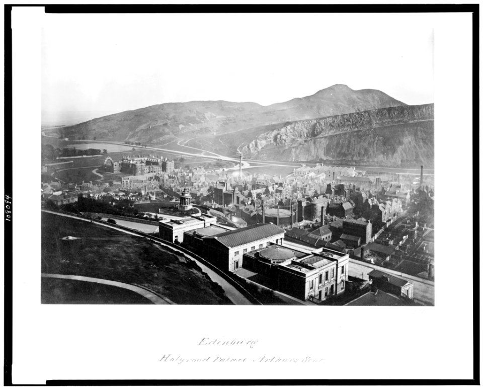 Edinburg. Holyrood Palace. Arthurs Seat LCCN94512960
