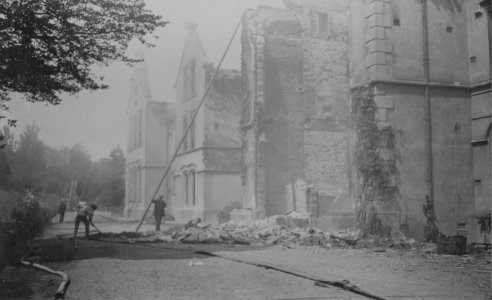 Edgehill College - Bideford - fire 1920
