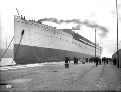 Edinburgh Castle after launching