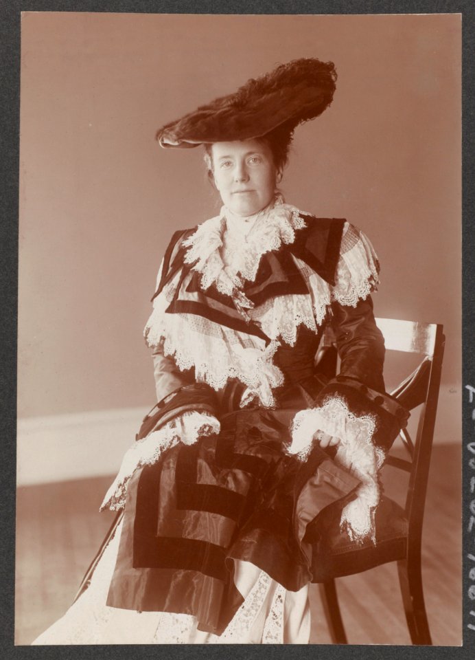 Edith Kermit Carow Roosevelt by Frances Benjamin Johnston - Original