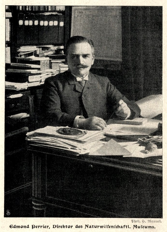 Edmond Perrier, Direktor des Naturwissenschaftlichen Museums, 1906