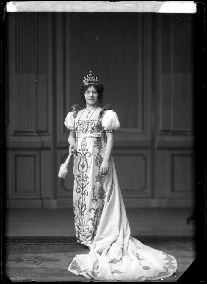 Edla Rothgardt in Hertiginnan av Danzig at Östermalmsteatern 1906 - SMV - NR072