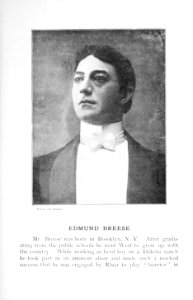 Edmund Breese, stage actor