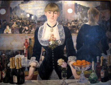 Edouard manet, al bar delle folies-bergere, 1881-1882, 02