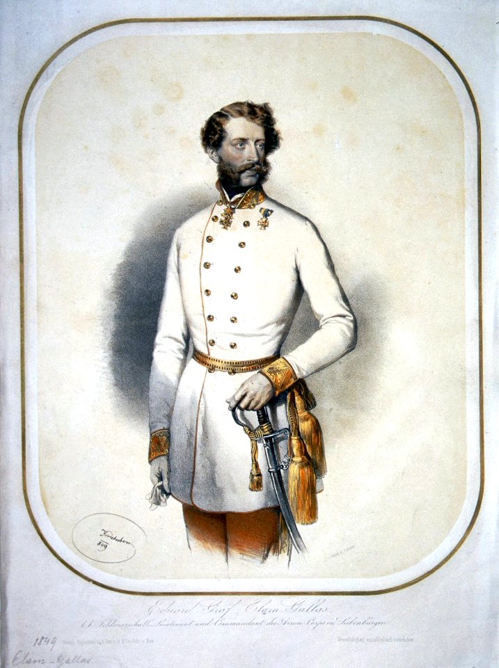 Eduard Clam-Gallas Litho kol