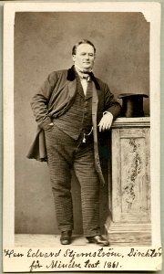 Edvard Stjernström, porträtt - SMV - H7 186