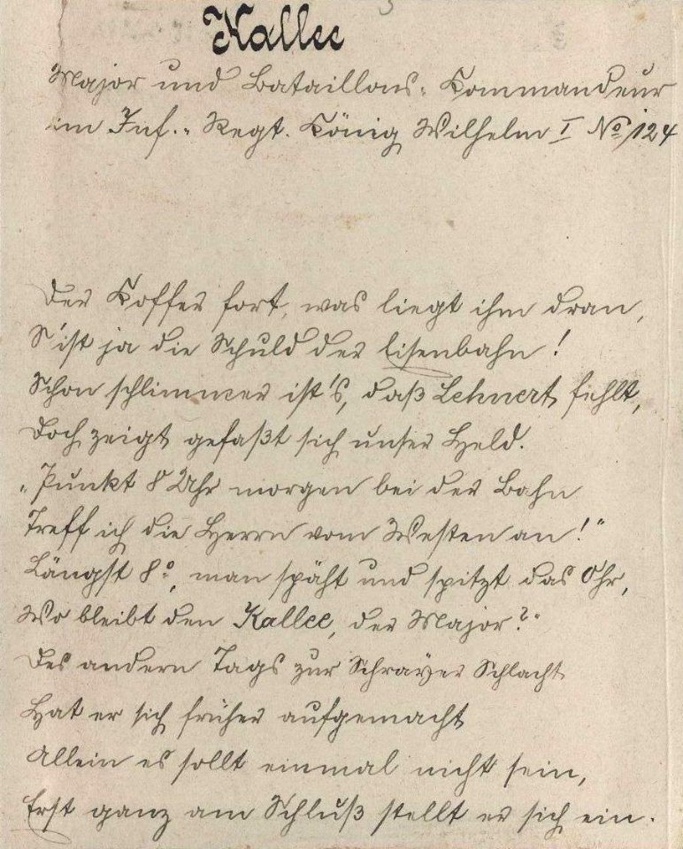 Eduard Kallée jun. (1848-1917), Landesarchiv Ba-Wü Stuttgart M 707 Nr. 742 (4)