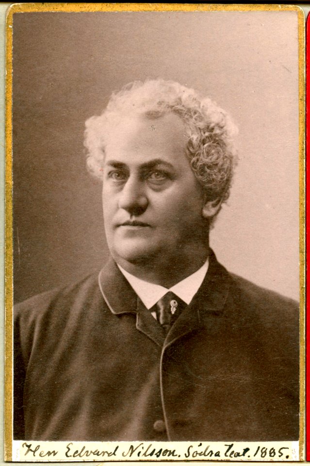 Edvard Nilsson, porträtt - SMV - H6 109