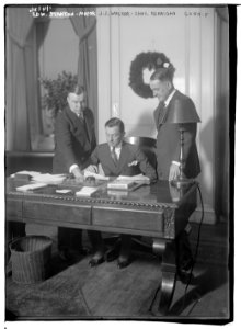 Edw. Stanton, Mayor J.J. Walker, Chas. Kerrigan LCCN2014719044