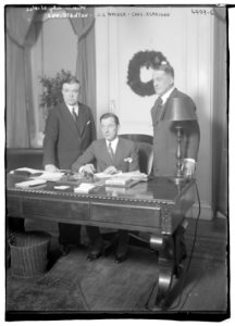 Edw. Stanton, Mayor J.J. Walker, Chas. Kerrigan LCCN2014719045