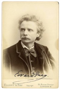 Edvard Grieg (1888) by Elliot and Fry