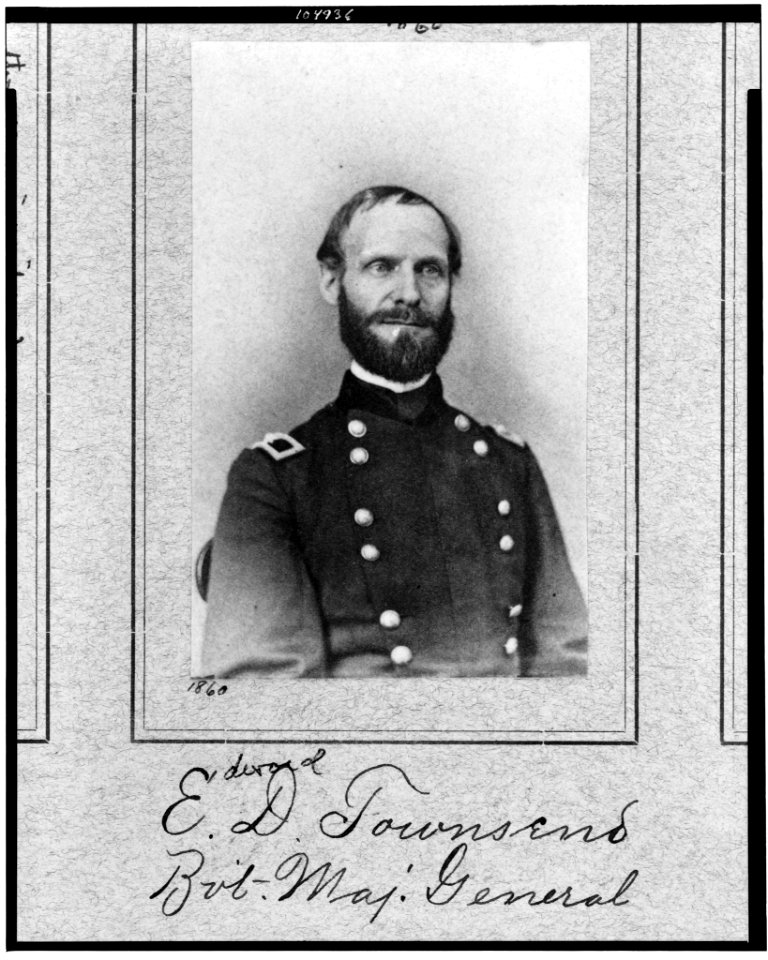 Edward D. Townsend, Bv't Maj. General, half-length portrait, seated, facing slightly right LCCN91482768