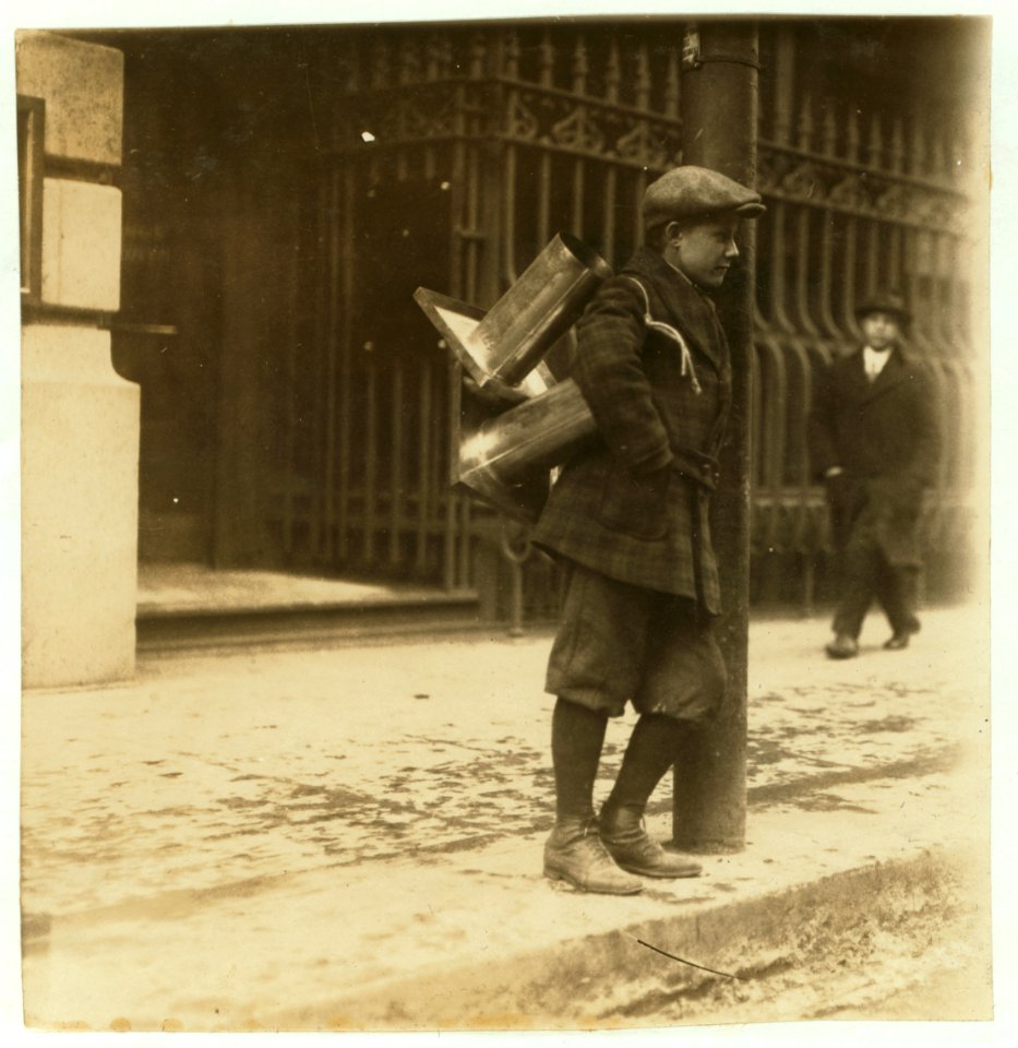 Edward Williams, 328 E Street, South Boston. 14 years old. Messenger for William H. Mitchell & Sons Co. Gets $5 a week. LOC nclc.03983