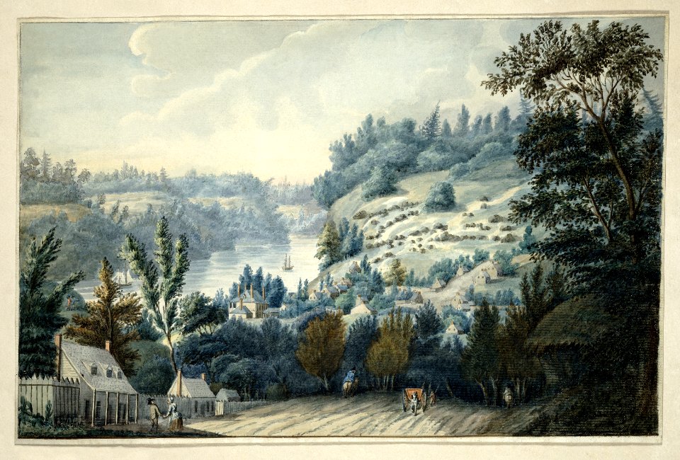 Edward Walsh - Queenstown, Upper Canada on the Niagara (a.k.a. Queenston, Ontario)