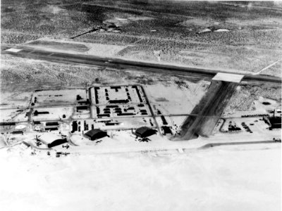 Edwards AFB North Base aerial view c1952