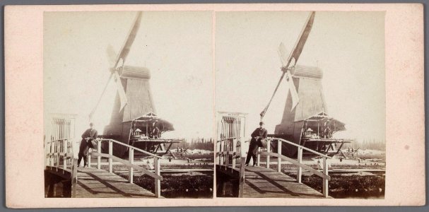 Eenen Houtzaagmolen bij de Raam-Barriere te Amsterdam