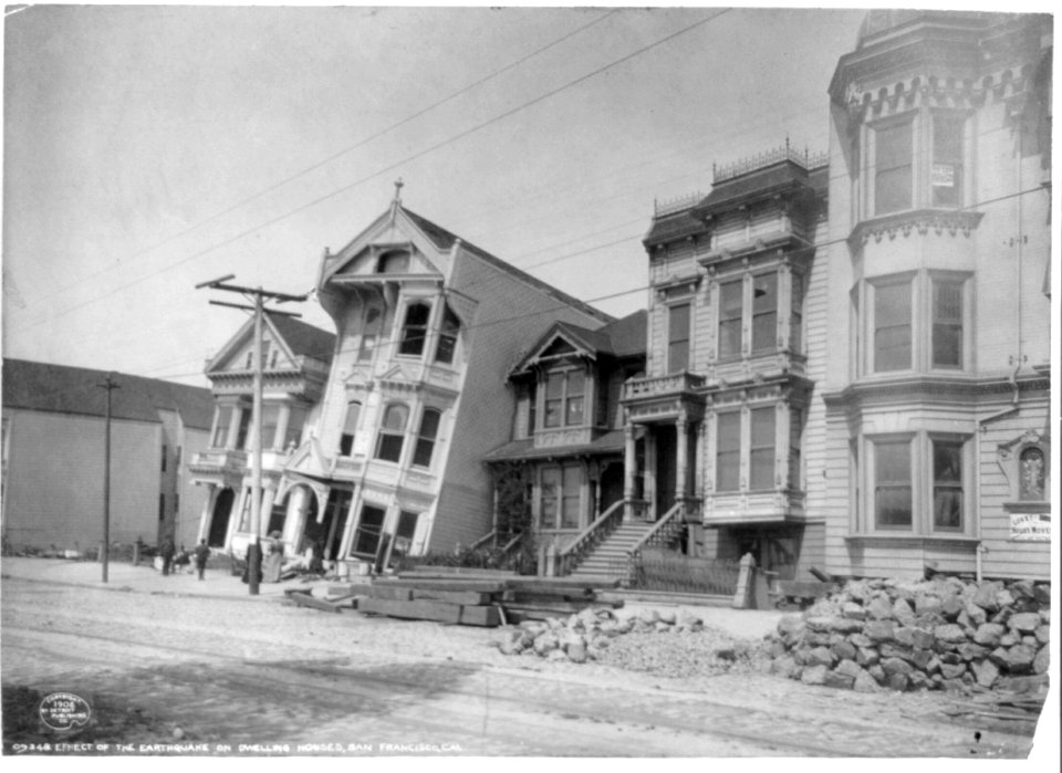 Effect of the earthquake on dwelling houses, San Francisco, Calif. LCCN2003679671