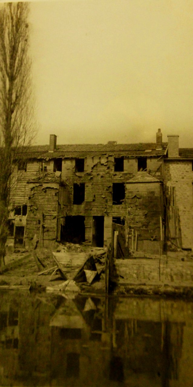 Effect of German airplane bombs, Challons, France, April 1917, WWI (28680315892)