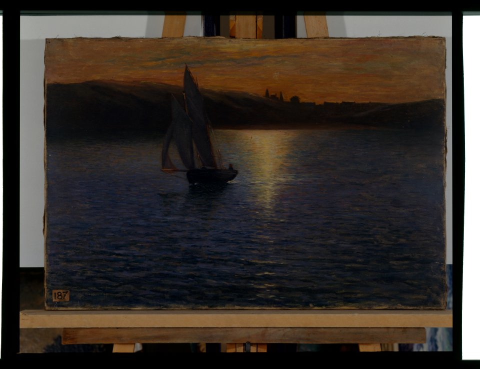 Effet du soir - anonyme - musée d'art et d'histoire de Saint-Brieuc, DOC 187