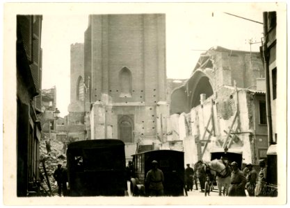 Effondrement du clocher de l'église de la Dalbade. - FRAC31555 1Fi10272