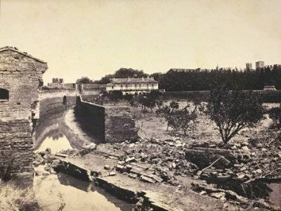 Effondrement remparts inondations 1856 Édouard Baldus
