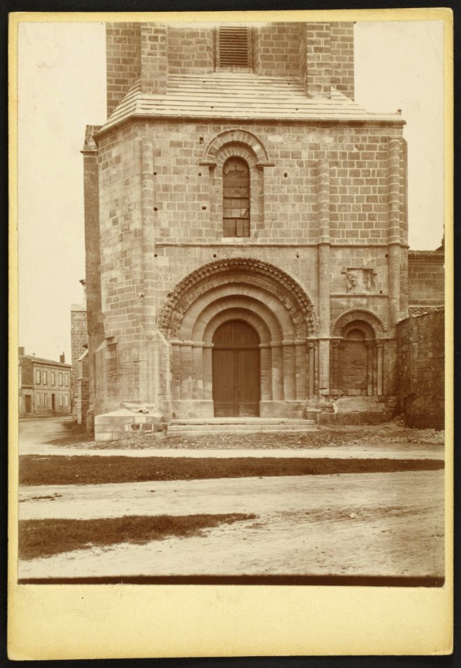 Eglise Collégiale à Saint-Emilion - J-A Brutails - Université Bordeaux Montaigne - 0012