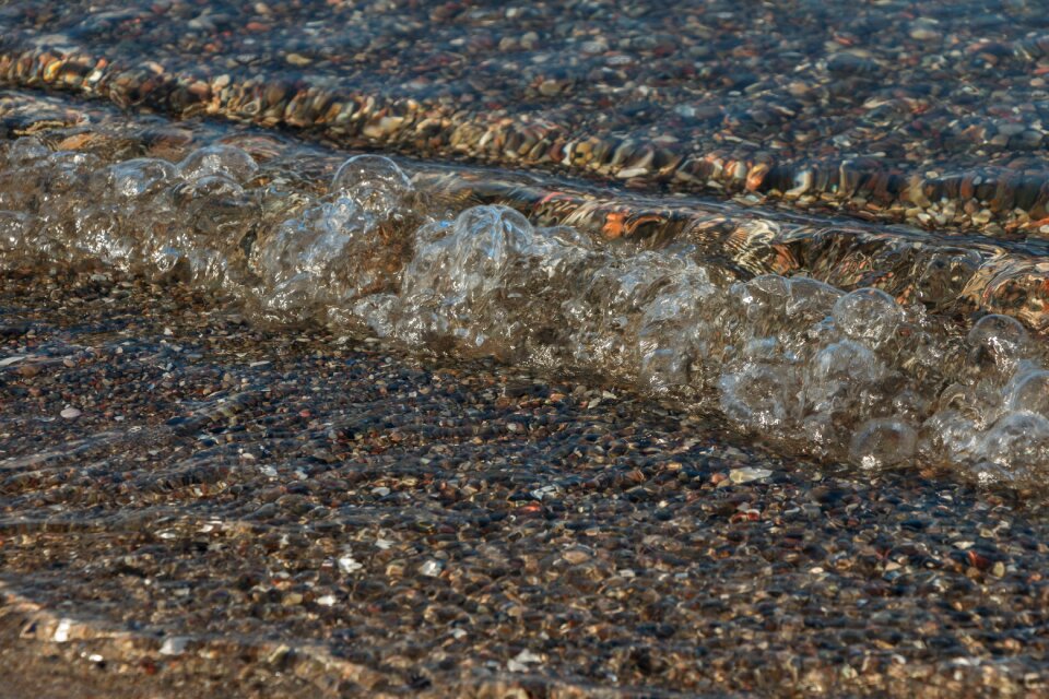 Sea water beach photo