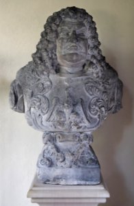 Sandsteinbüste Kurfürst Friedrich Wilhelm Brandenburg nach 1685 Vestibül Schloss Caputh