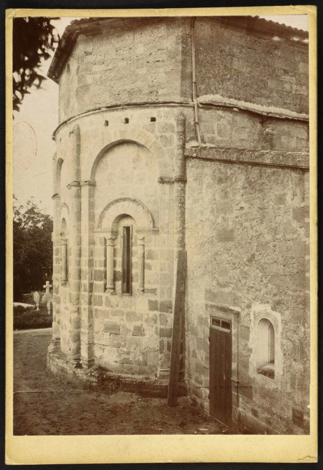 Eglise de Saint-Magne-de-Castillon - J-A Brutails - Université Bordeaux Montaigne - 0946