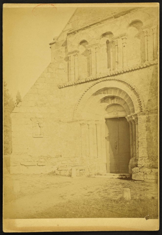 Eglise de Sainte-Colombe - J-A Brutails - Université Bordeaux Montaigne - 0193