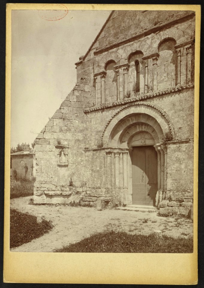 Eglise de Sainte-Colombe - J-A Brutails - Université Bordeaux Montaigne - 1018