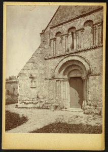 Eglise de Sainte-Colombe - J-A Brutails - Université Bordeaux Montaigne - 1018