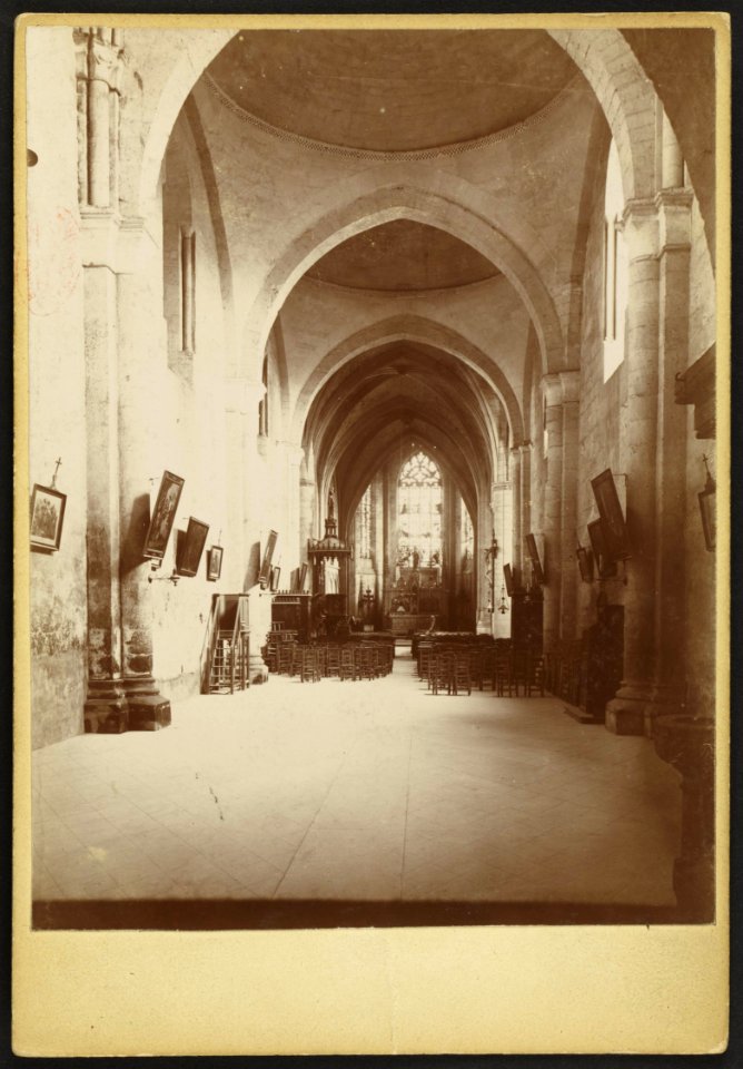 Eglise Collégiale à Saint-Emilion - J-A Brutails - Université Bordeaux Montaigne - 0018