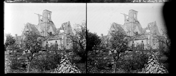 Eglise de Presles et Boves - Fonds Berthelé - 49Fi1088
