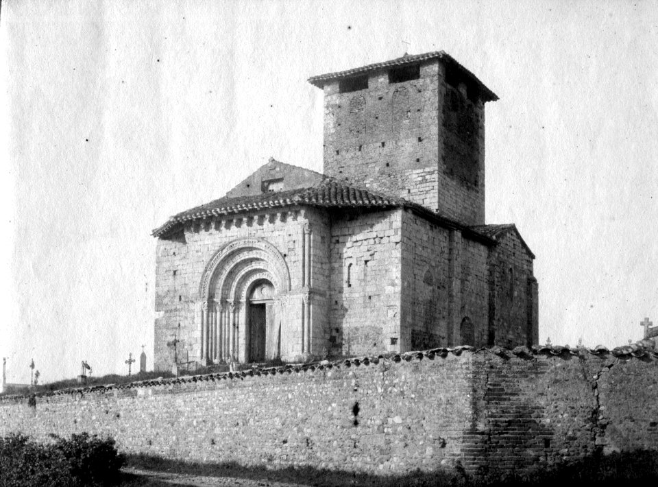 Eglise de Lescure, août 1884