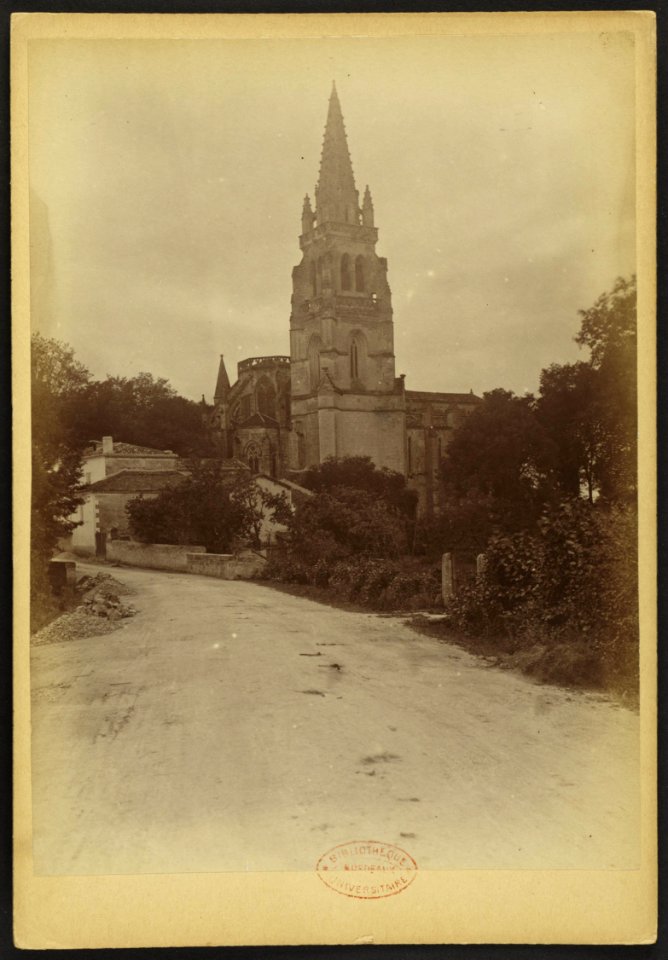 Eglise collégiale Notre-Dame d'Uzeste - J-A Brutails - Université Bordeaux Montaigne - 0301