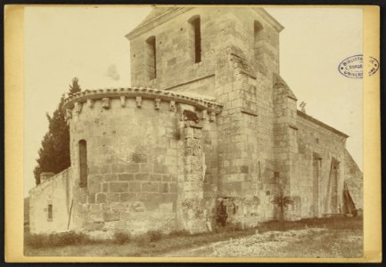 Eglise de Sainte-Colombe - J-A Brutails - Université Bordeaux Montaigne - 0517